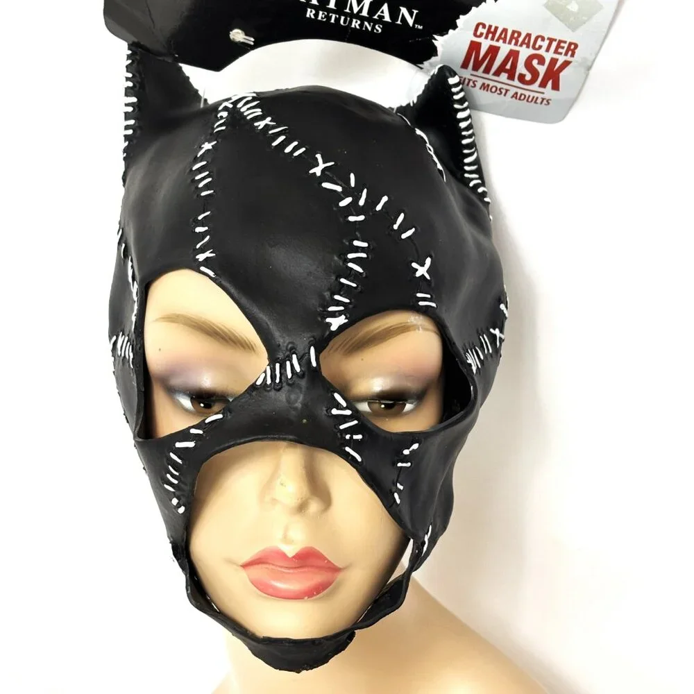 Vtg ’92 Batman Returns Catwoman Mask Michelle Pfeiffer NOS NWT